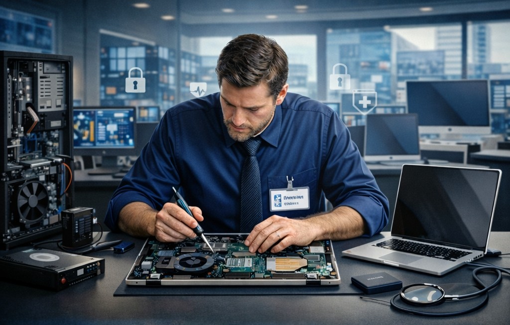 Conserto e manutenção de notebooks e computadores